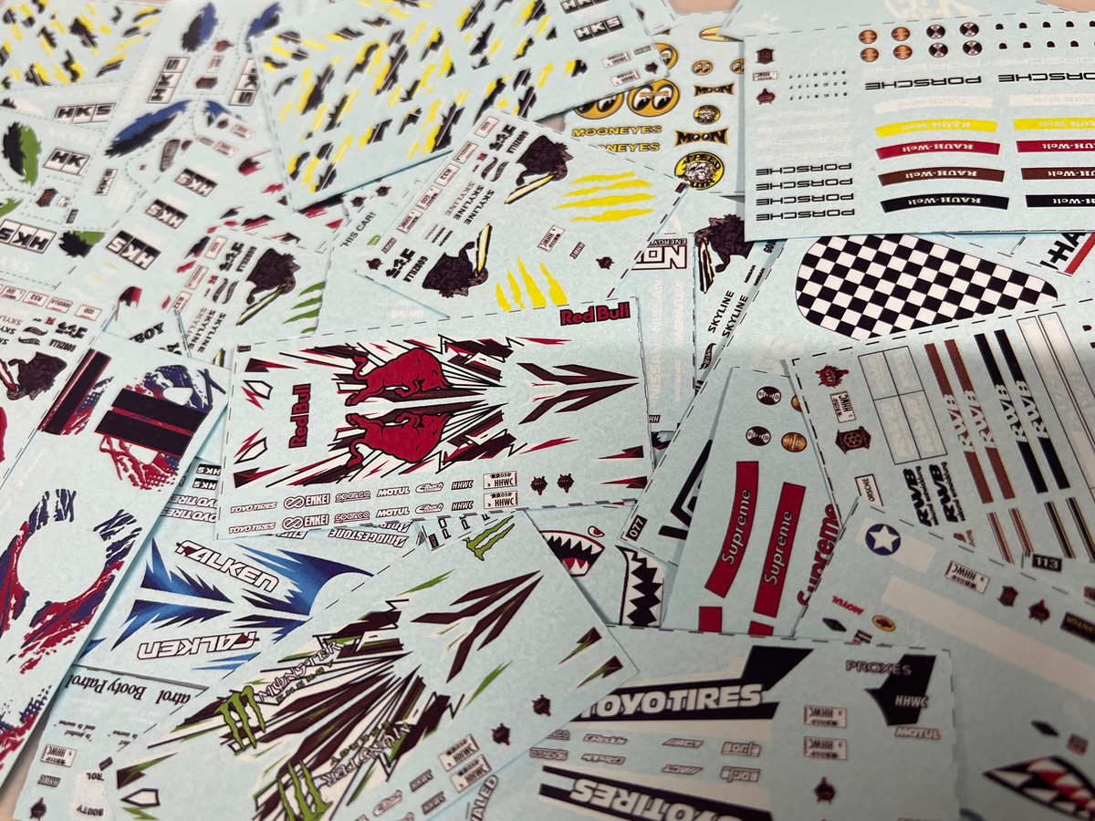 Sticker Modellino ERTL Decalcomanie Toner Bianco 1:64 Per Modello General Lee - Decals Waterslide Di Ricambio, Scala ERTL Decalcomanie Per Dodge Charger - Foto 7