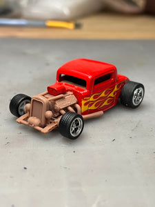 32 Coupe Revamped V2 Lowered Base/Interior/Engine - NEW CASTING