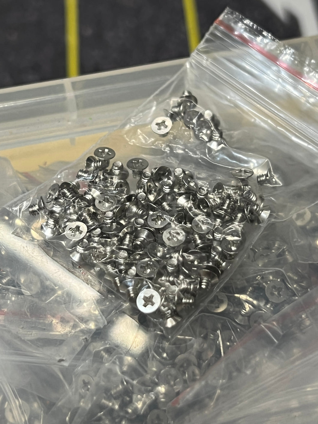 100 Flat Head 1/8 2-56 Screws