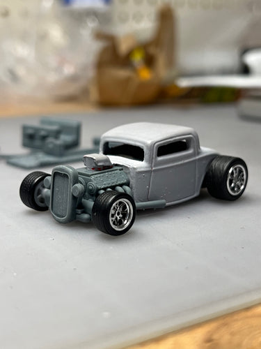 32 Coupe Lowered Base/Interior/Engine - NEW CASTING