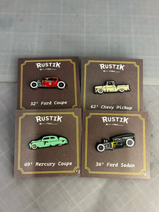 Rustik Rides 1-4 Pin Set